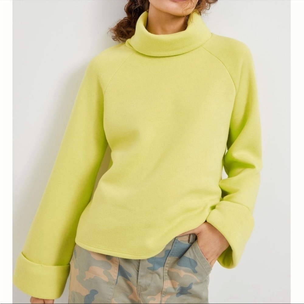 FLUORESCENT Anthropologie turtle neck sweater size small - Picture 1 of 10